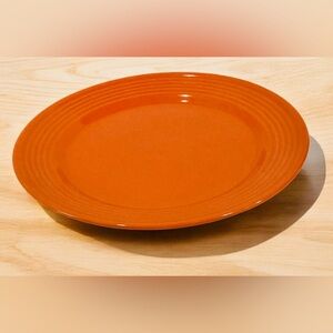 Vintage Royal Norfolk Orange Dinner Plate Striped Rim 10.75”